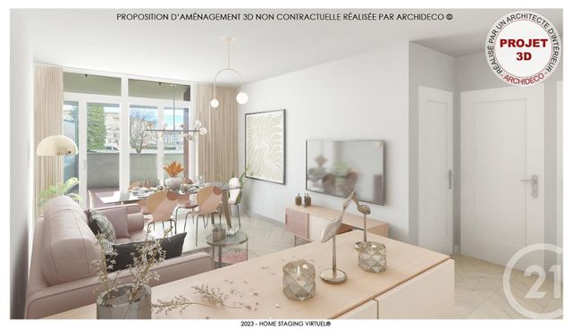 Appartement F3 à vendre - 3 pièces - 56,69 m2 - Limoges - 87 - LIMOUSIN