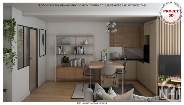 Appartement F3 à vendre - 3 pièces - 55,77 m2 - Limoges - 87 - LIMOUSIN